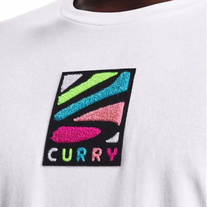 UA Curry Multicolor Logo T-Shirt ''White''