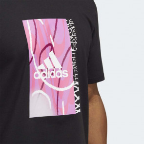 adidas Badge of Sport Courts Graphic T-Shirt ''Black''