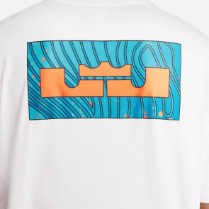 Nike Lebron James Swoosh Crown Graphic T-Shirt ''White''
