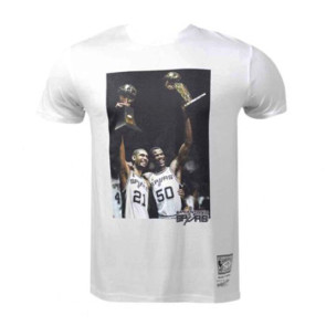 M&N NBA San Antonio Spurs Player Photo T-Shirt ''White''