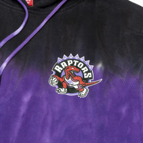 M&N Tie-Dye Toronto Raptors Hoodie ''Black/Purple''