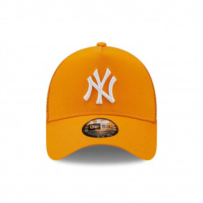 New Era Tonal Mesh New York Yankees A-Frame Trucker Cap ''Yellow''