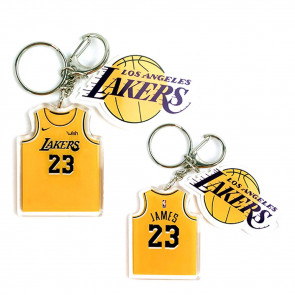 NBA Los Angeles Lakers Lebron James Keychain ''Yellow''