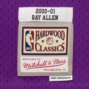 M&N Swingman Milwuakee Bucks Ray Allen 2000-01 Jersey ''Purple''