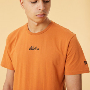 New Era Essential Script T-Shirt ''Orange''