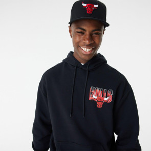 New Era NBA Chicago Bulls Skyline Graphic Hoodie ''Black''