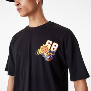 New Era NBA Phoenix Suns Arch Wordmark Oversized T-Shirt ''Black''