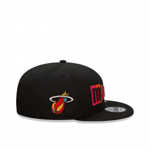 New Era NBA75 Miami Heat City Edition 9Fifty Cap ''Black''