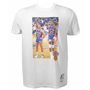 M&N NBA New York Knicks Player Photo T-Shirt ''White''