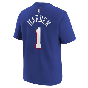 Nike NBA Philadelphia 76ers James Harden Kids T-Shirt ''Blue'' 