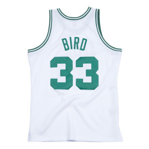 M&N NBA Boston Celtics 1985-86 Larry Bird Home Swingman Jersey ''White''
