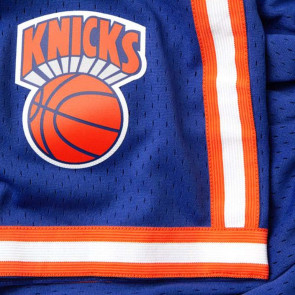 M&N NBA New York Knicks 1991-92 Swingman Shorts ''Blue''