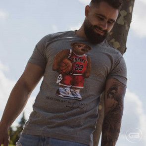 Sneaky Jordan Bear T-Shirt ''Grey''