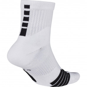 Nike Elite Mid Basketball Socks ''White''
