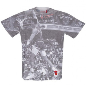 M&N NBA New York Knicks Kenny Walker Above the Rim T-Shirt ''Grey''