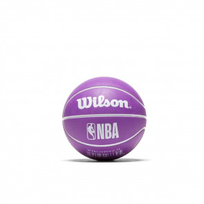 Wilson NBA LA Lakers Dribbler Mini Bounce Ball ''Purple''