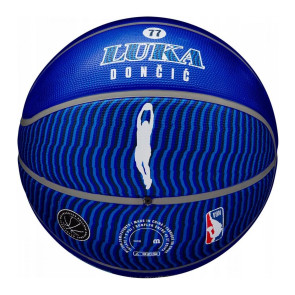 Wilson NBA Dallas Mavericks Luka Dončić Outdoor Basketball ''Blue'' (7)