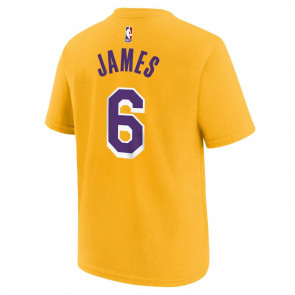 Nike NBA Los Angeles Lakers Lebron James T-Shirt ''Yellow''