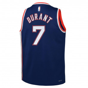 Nike NBA City Edition Mixtape Brooklyn Nets Kevin Durant Kids Jersey ''Blue Void''