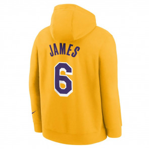 Nike NBA Los Angeles Lakers Lebron James Kids Hoodie ''Amarillo''