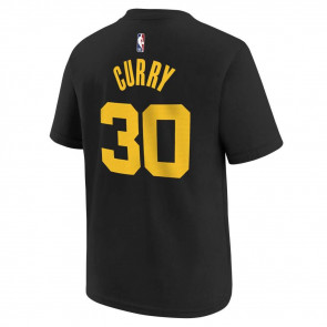 Nike City Edition Stephen Curry Golden State Warriors Kids T-Shirt ''Black''