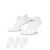 Nike Everyday Lightweight Training No-Show 3-Pack Socks ''White''