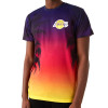 New Era Coastal Heat AllOver Los Angeles Lakers T-Shirt ''Sunset Fade''
