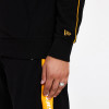 New Era Stripe Piping Los Angeles Lakers Zip-Up Hoodie ''Black''