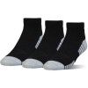 Under Armour Black HeatGear Low-Cut Socks 3-Pack