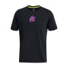 UA Curry Logo Girl Dad T-Shirt ''Black'' 