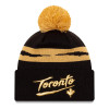 New Era NBA Toronto Raptors City Edition Knit Hat ''Black/Gold''