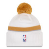 New Era NBA Dallas Mavericks City Edition Knit Hat ''White/Gold''