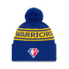 New Era NBA 2021 Draft Golden State Warriors Cuff Beanie ''Blue/Yellow''