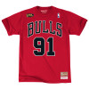 M&N Dennis Rodman Chicago Bulls T-Shirt ''Red''