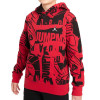 Air Jordan All Over Print Kids Hoodie ''Red/Black''