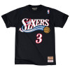 M&N NBA Philadelphia 76ers Allen Iverson T-Shirt ''Black''