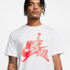 Air Jordan Classics T-Shirt ''White/Metallic Silver''