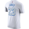 Nike Dri-FIT NBA City Edition Logo Los Angeles Lakers LeBron James T-Shirt ''White''
