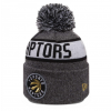 New Era Toronto Raptors NBA On Court Collection Pom Knit Hat