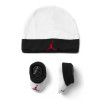 Air Jordan Baby Hat And Booties Set ''White/Black''