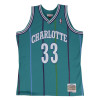 M&N NBA Hardwood Classics Alonzo Mourning Charlotte Hornets Jersey