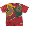 M&N NBA Seattle Supersonics T-Shirt ''Red''